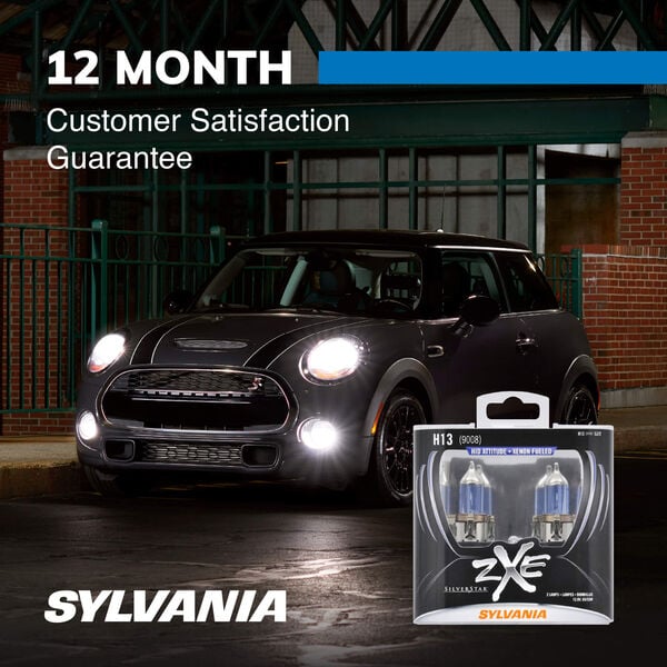 SYLVANIA H13 SilverStar zXe Halogen Headlight Bulb, 2 Pack, , hi-res